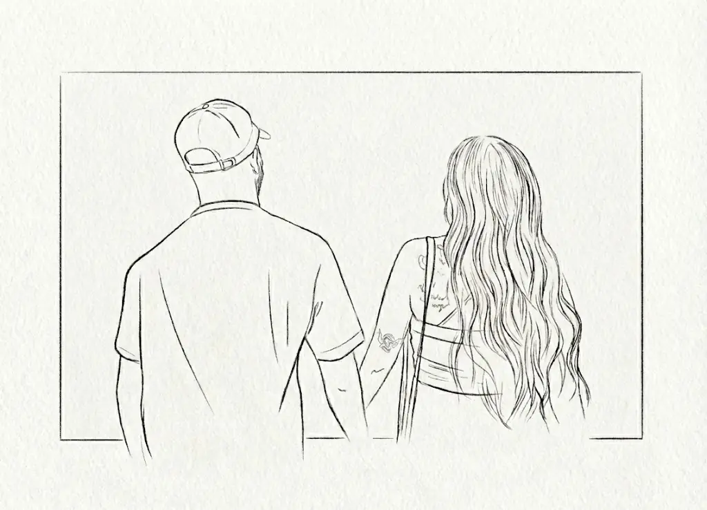 Soneer and Tosha — illustrated